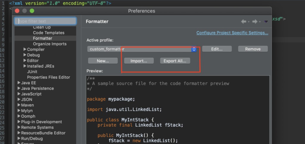 Eclipse Formatter Oluşturma – Bilişim IO